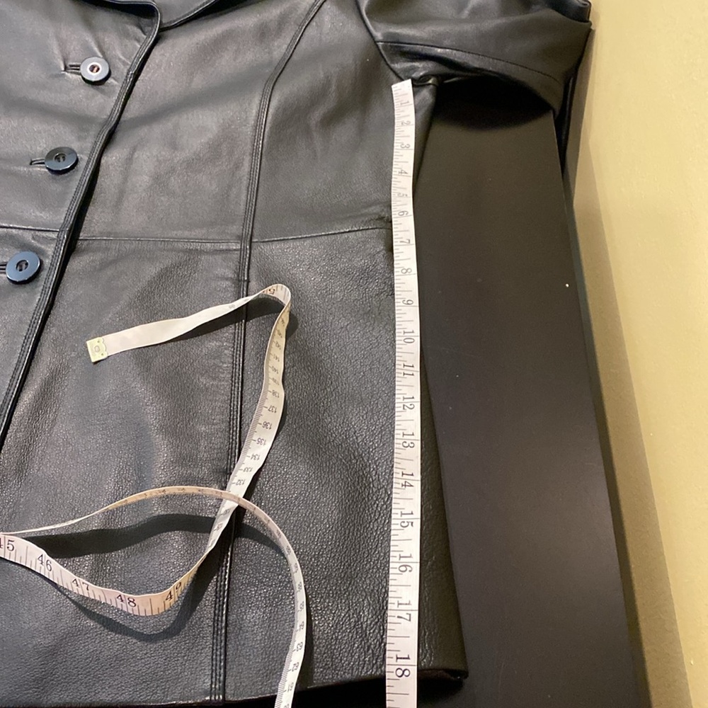 Worthington Leather Jacket, Black, Large - Picture 10 of 12